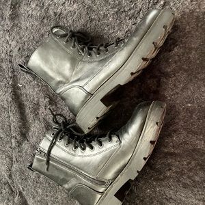 Black boots